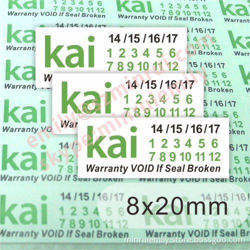 Custom Security Label Eggshell,warranty Security Seal Stickers With Dates,warranty Sticker Printing 